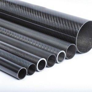 OEM Carbon Fiber Parts Components Filament Winding Parts Carbon Fiber Tube