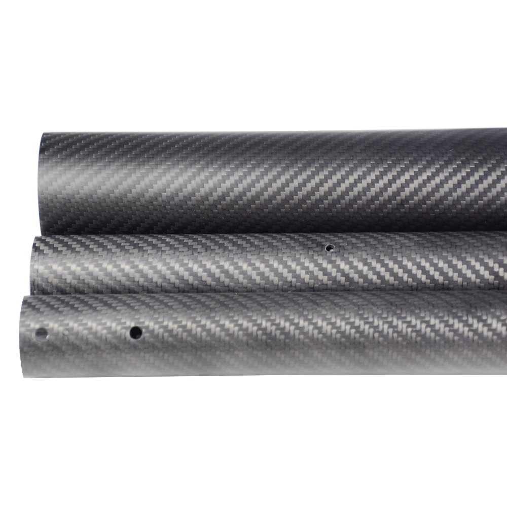 Hot sale Factory Carbon Rod - carbon fiber threaded tubes twill weave carbon fiber tube carbon fiber tube flexible – Snowwing