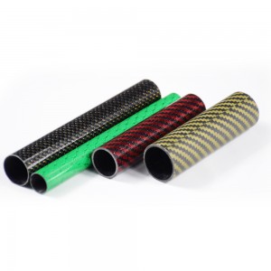 light 3k carbon fiber tube fittings carbon fiber tube od30