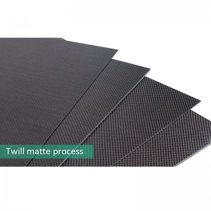Customized diverse size high quality best price twill plain weave CNC carbon fiber sheet