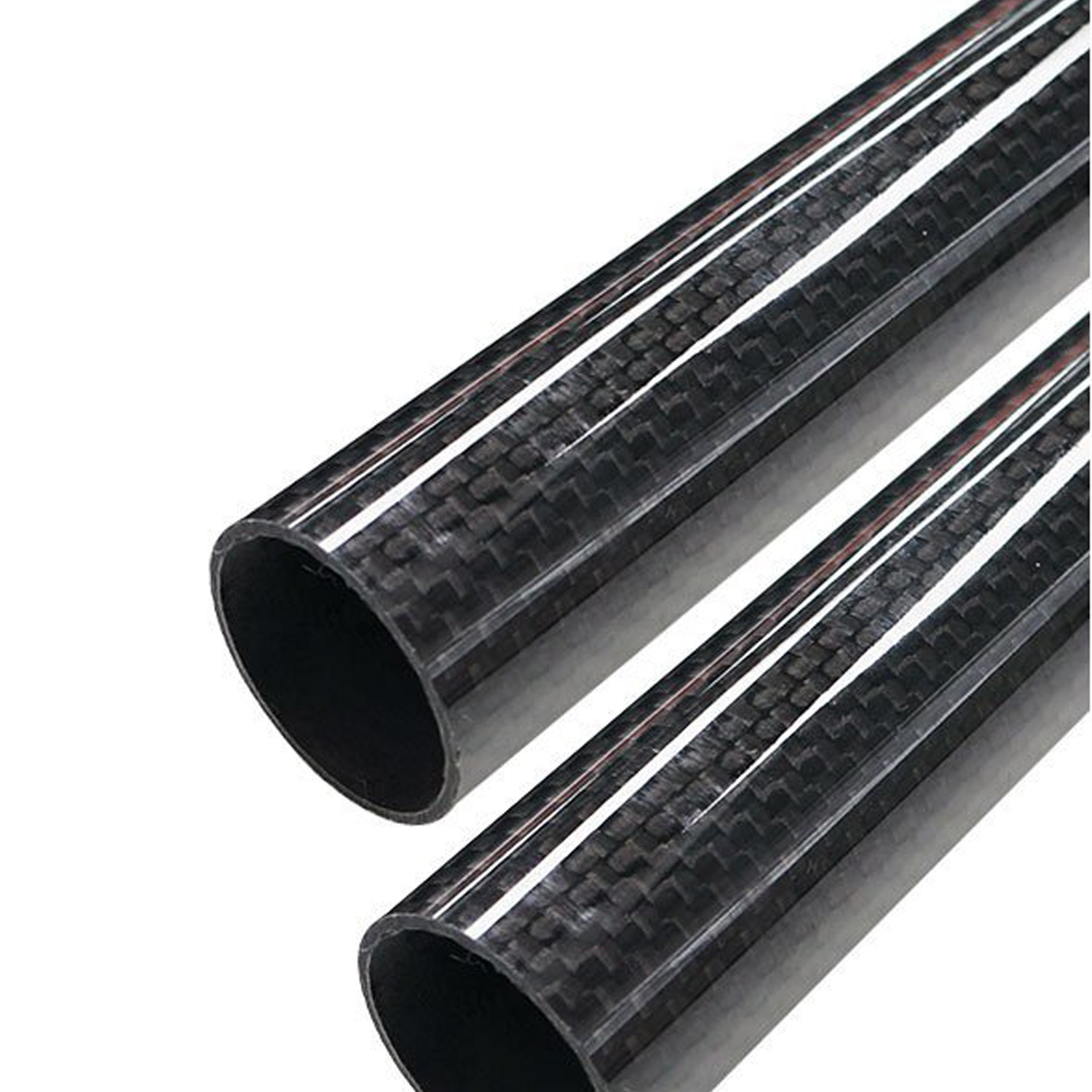 China Cheap price 1k Carbon Fibre Tube - Custom Length 3K 4K 5K Twill Plain Weave Colored Carbon Fiber Tubes 10mm 20mm 30mm 40mm 50mm – Snowwing