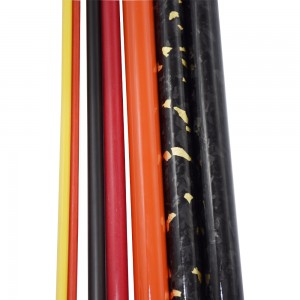 3K colorful carbon fiber tube carbon fiber color tube carbon fiber tube with colored