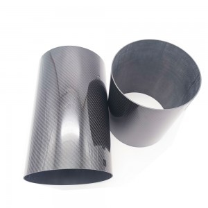High quality customized size 3k carbon tube carbon fiber tube