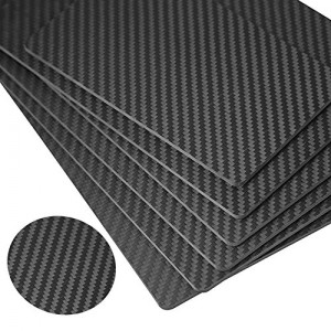 3k twill 3mm matte carbon fiber fabric sheet plates