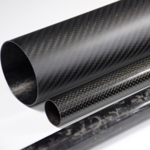 Large Dimater Carbon Fiber Tubes cnc Cutting High Strength Strong Carbon fibber tubes