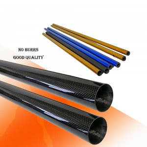 Manufacture good quality carbon fiber tube 22mm id carbon fiber tube carbon fiber round tube