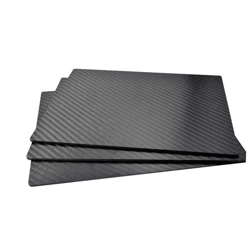 Panel de placa de placa de fibra de carbono 3K real 300x400mm 0.2 ~ 10mm  personalizable