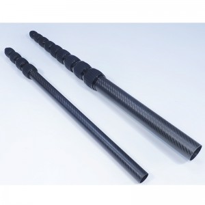 China Suppliers Carbon Fiber Extension Pole with Support Telescopic Rod