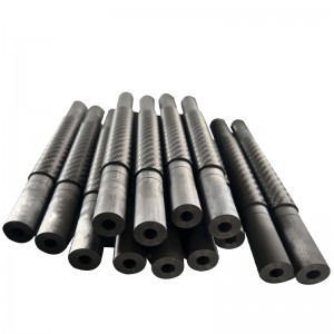 carbon fibre tubes oem different surface shapes tubes in weihai