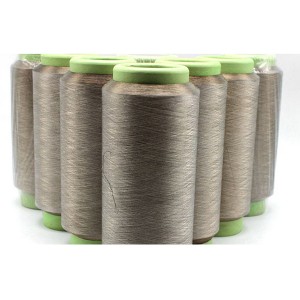Silver coated polyamide conductive yarn