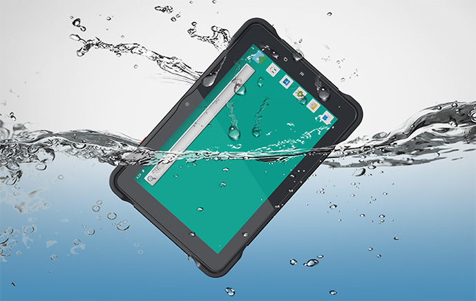 Custom Rugged Tablet With 1000 Nits Higher Brightness And Ip67 Water Proof  For In-Cab And Outdoor Used In Fleet Management And Agriculture Farming  Systems VT-10 factory and suppliers