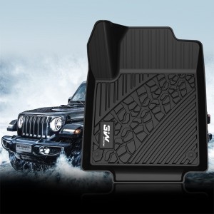 Easy To Clean Detachable Odorless TPE Car Mat For Jeep