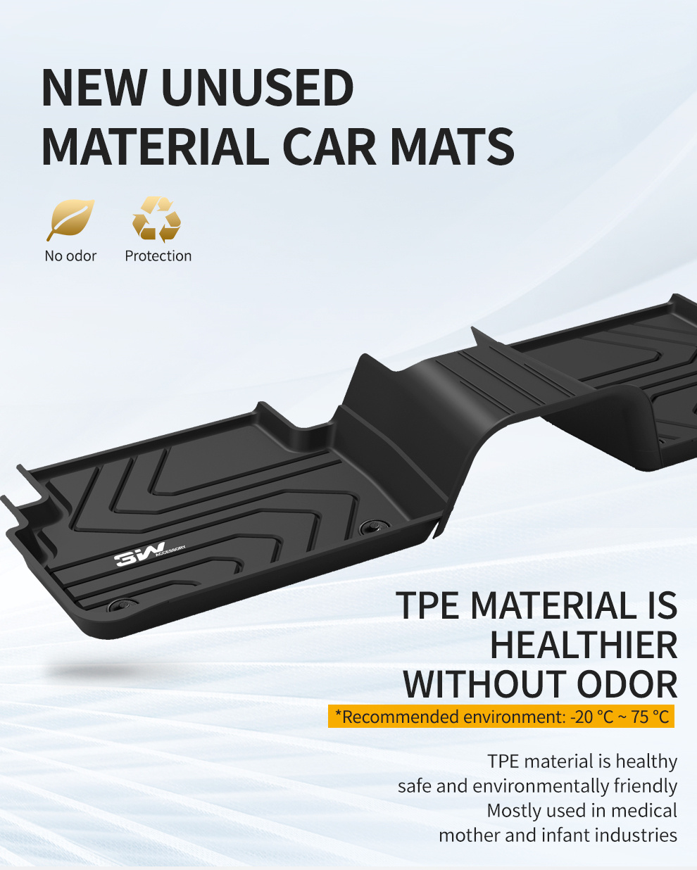 TPE car mat for Mazda5