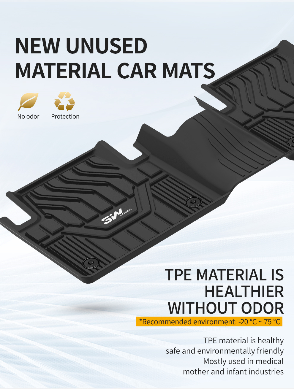 TPE car mat for NISSAN5