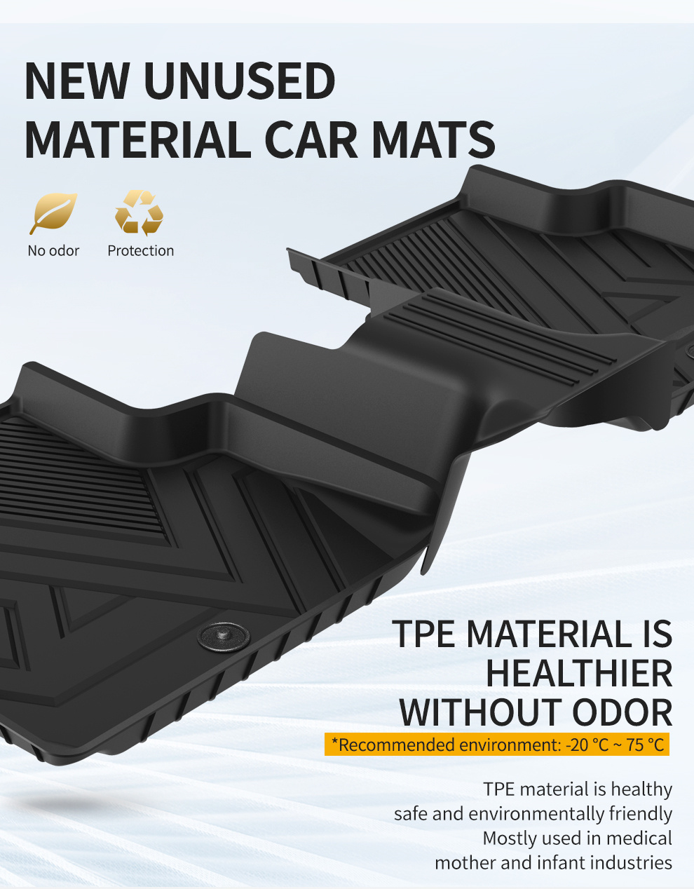 TPE car mat for SKODA5