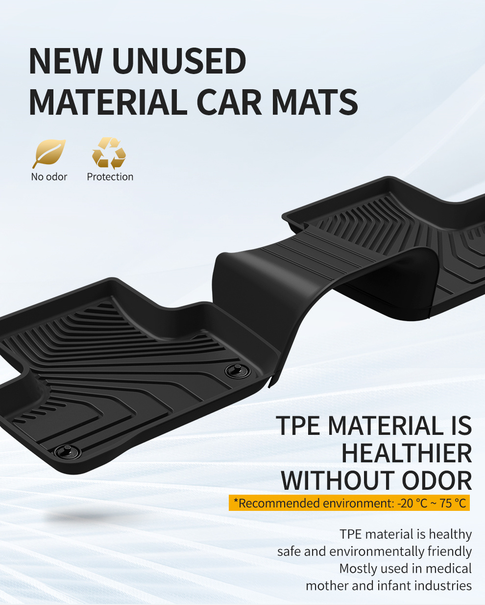 TPE car mat for Volvo5