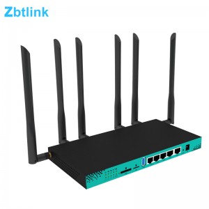 ZBT WG1608 1200Mbps Dual Bands  Gigabit Ports 4G 5G LTE Wireless Router with MT7621A Chipset