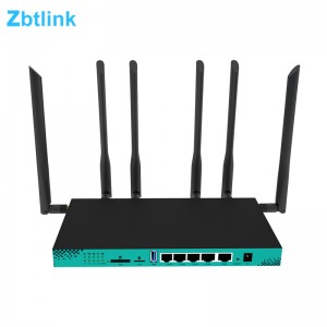 ZBT WG1608 1200Mbps Dual Bands  Gigabit Ports 4G 5G LTE Wireless Router with MT7621A Chipset