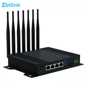 Vehicle dual bands 4g LTE industrial wireless router 1200Mbps gigabit ports sim card slot CPE
