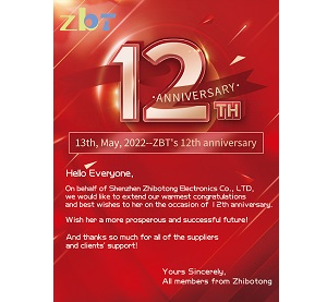 13th, May, 2022–ZBT’s 12th Anniversary