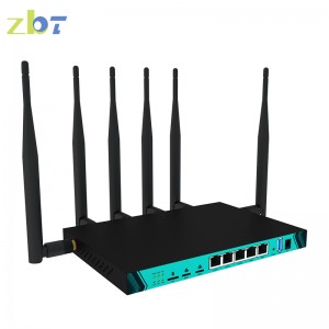 ZBT WG1602 3g4g lte Gigabit Ports 1200Mbps 2.4G/5.8G 4G Router With Two SIM Cards