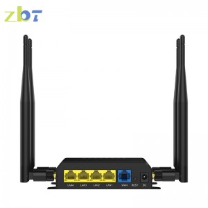 ZBT WE826-Q Good For Home Office Usage 4G LTE 300Mbps 2.4G Wireless Router With QCA9531 Chipset