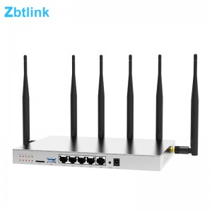 ZBT WG3526 industrial Gigabit ports dual bands 1200mbps Unlock 4g lte router With Sim Card Slot