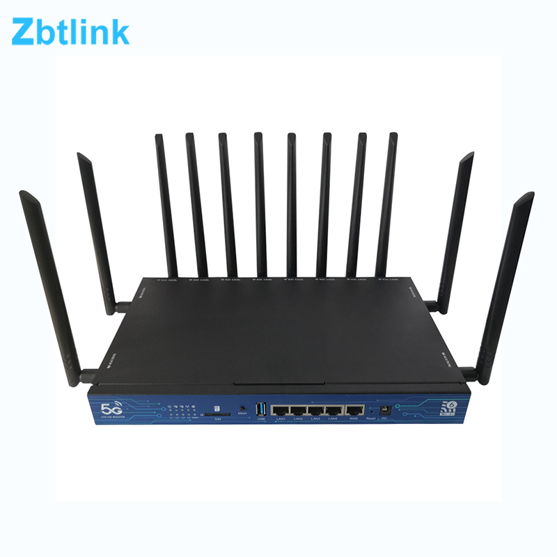 China IPQ8072A High Speed 3600Mbps 4G LTE Router Wifi 6 Openwrt 5G Wireless SIM  Router 802.11ax Modem factory and suppliers