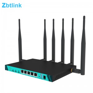 ZBT WG1602 high speed gigabit ports 1200mbps two sim router 4g wifi wireless with dual sim card 4g lte router