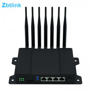 Vehicle dual bands 4g LTE industrial wireless router 1200Mbps gigabit ports sim card slot CPE