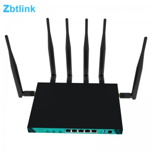 ZBT WG1602 High Speed Gigabit Ports 1200mbps Dual Sim Card 4g Lte Wireless Router With MTK7621A Chipset