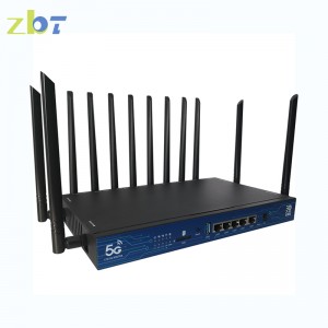 4G 5G Mesh WIfi 6 3600Mbps dual bands router with 5*Gigabit Ports IPQ8072 Chipset with industrial metal case