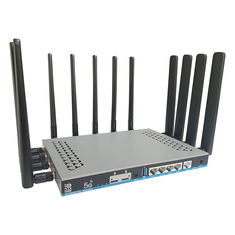 5G CPE Router with SIM Card Slot, Dual Band WiFi 6 & AX3000 Router