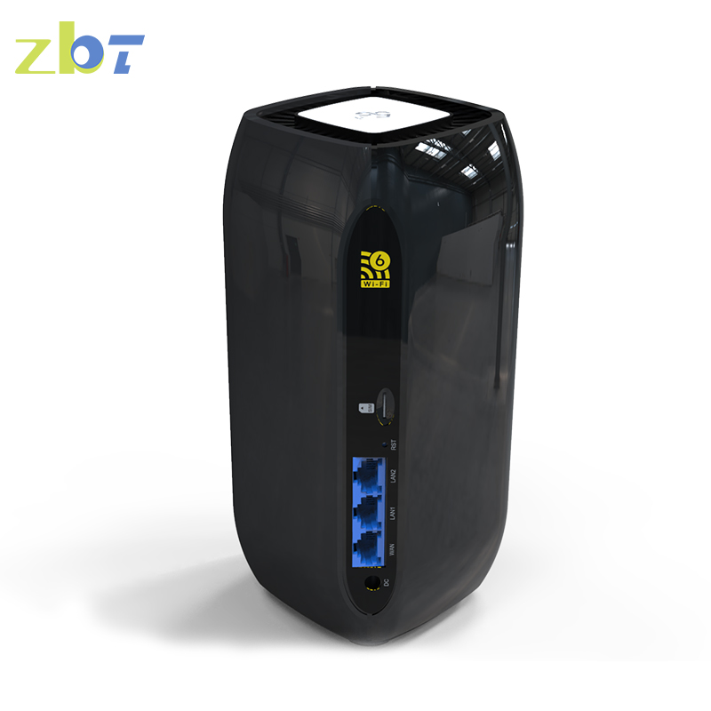 Reasonable price 5g Mesh Network - 4G 5G 3600Mbps Mesh Wifi 6 Gigabit Ports Cellular router with Plastic Case internal antennas  – Zhitotong