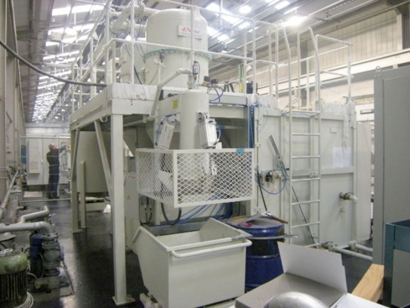 Precoating Filtration System ea Gear Grinding Oli e Romelletsoeng Borithane