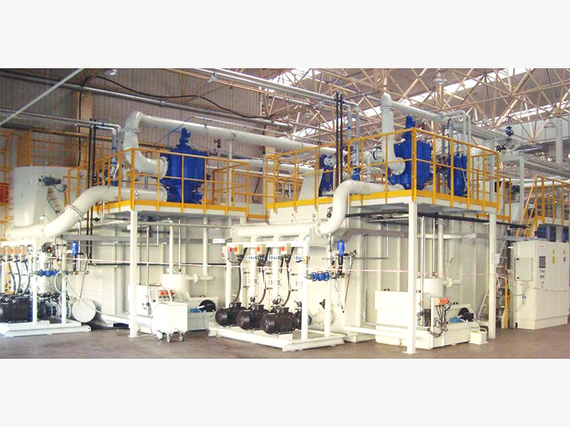 Sistema de filtración rotativo para a liña de produción de motores de aliaxe de aluminio