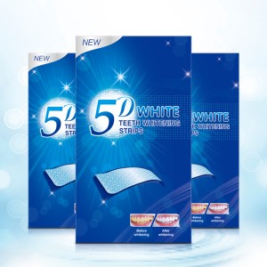 Custom Logo 28Pcs 5D Tooth White Oral Hygiene Care Natural Ingredient Perodixe Teeth Whitening Strips Private Label