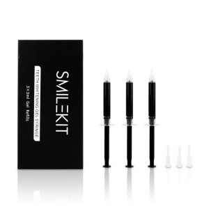 Gel Syringes Kits Three sets of gel black and white hard box sets