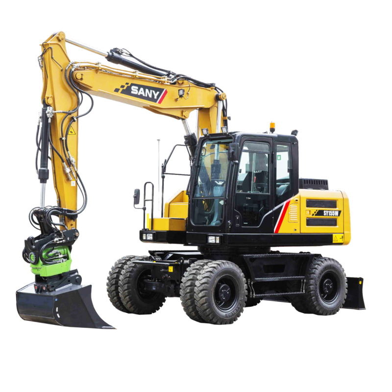 Factory source Truck-Mounted Concrete Line Pump - 14 Ton Wheel Excavator Price SSY155W Floating Excavator Rock Drill Excavator – Fangzheng
