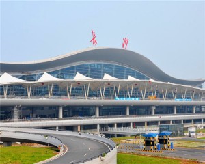 Pipe truss roofing of Changsha Airport in China