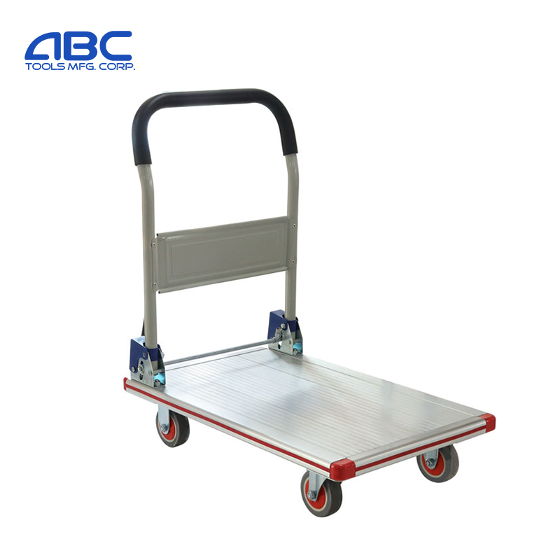 Manufacturing Companies for Diy Shelf Rack - New design convenient cheap welding  Pallet Trolleys platform hand truck – ABC TOOLS