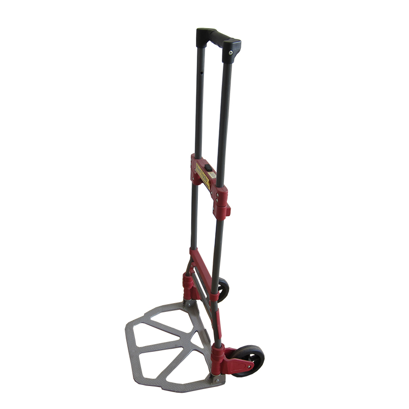 Wholesale Adjustable Rack - Compact Foldable Aluminum Hand Truck with telescoping handle – ABC TOOLS