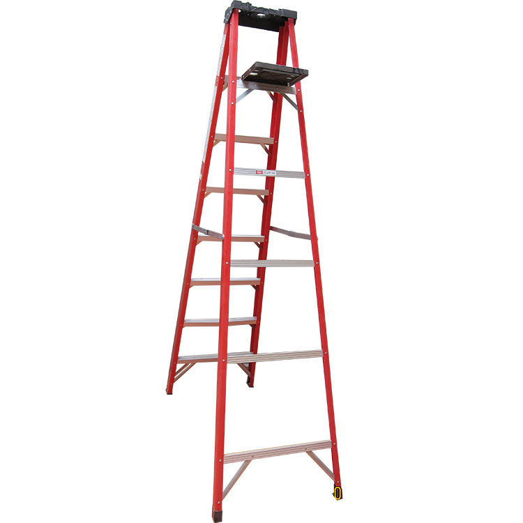 Manufacturer for Ladder For Household Use - Hot Sale Light Weight Fiberglass Single-Sided Step Ladder – ABC TOOLS