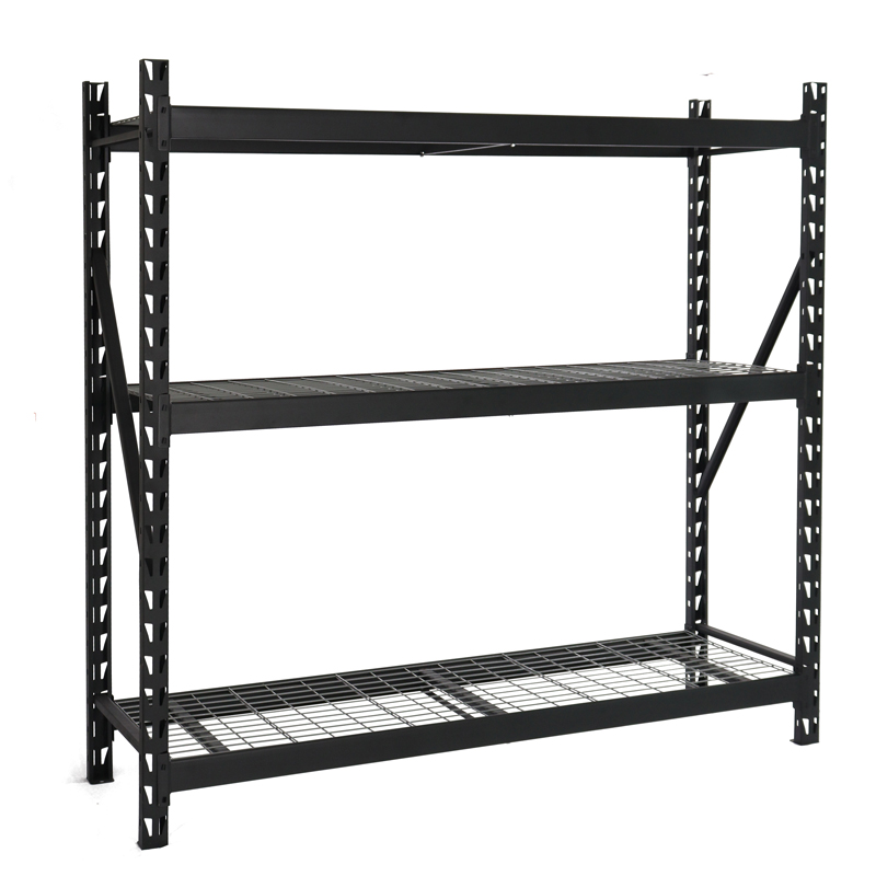 OEM China Commercial Shelving Units - Heavy Duty Steel Wire Welded Storage Rack Black 77″W x 24″D x 72″H – ABC TOOLS
