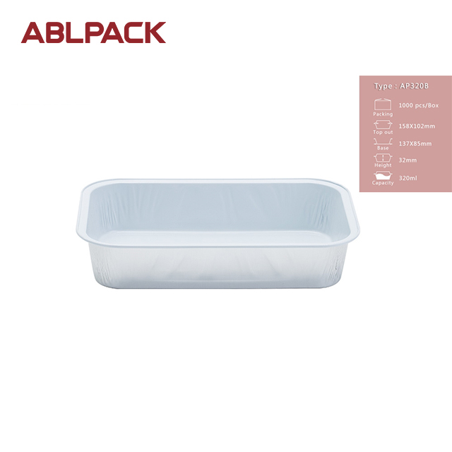 ABLPACK 320ML/10.7 OZ aluminum foil loaf baking pan with PET lid Featured Image