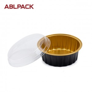 ABLPACK 70 ML/ 2.4 OZ  round aluminum foil baking cups with PET lid
