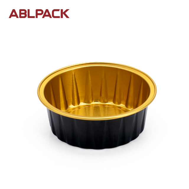 China ABLPACK 70 ML/ 2.4 OZ round aluminum foil baking cups with PET lid  Manufacturer and Supplier