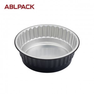 ABLPACK 1130 ML/ 37.7OZ  round aluminum foil baking cups with PET lid