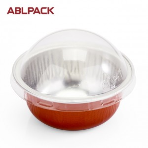 ABLPACK 50ML/ 1.8OZ  Round shape aluminum foil baking cups with pet lid