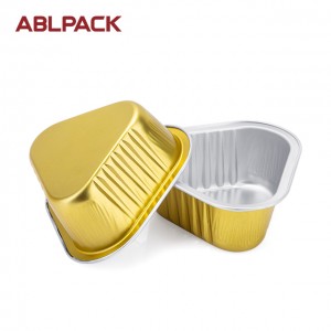 ABLPACK 118 ML/ 3.8OZ  triangular aluminum foil baking tray with high pet lid
